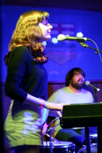Midge croons onstage with Coach Longlegs, Sled Island 2014