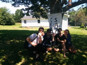 Ben Burnett and gang, photo by Brad Allen